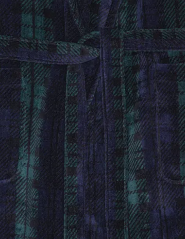 Herren Bademantel Tartan Ambassador 1867