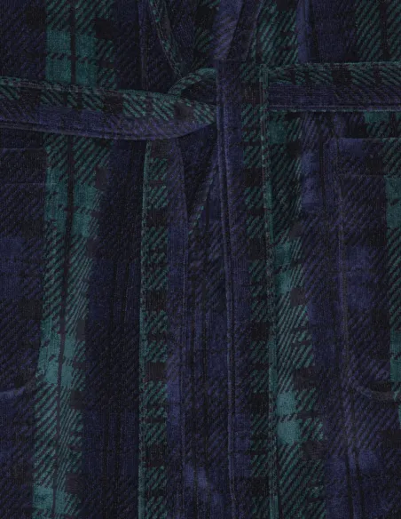 Herren Bademantel Tartan Ambassador 1867