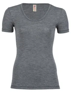 T-Shirt Damen Merino Schurwolle Engel Natur 2