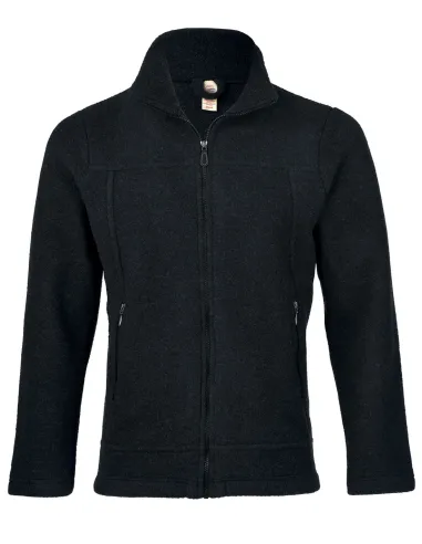 Fleece-Jacke tailliert Herren Merino...