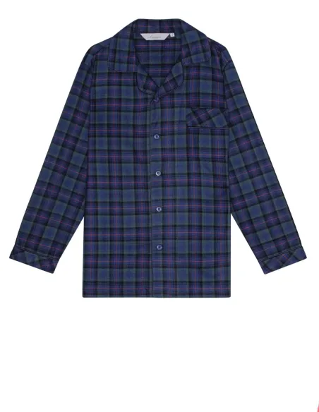 Flanell-Pyjama Oslo Bio Baumwolle Ambassador 1867