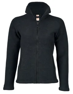 Fleece-Jacke tailliert Damen Merino Schurwolle Engel Natur 2