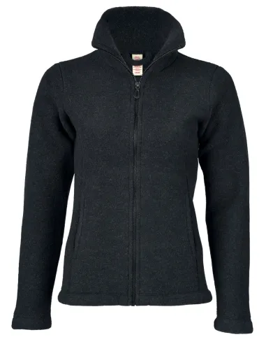 Fleece-Jacke tailliert Damen Merino...