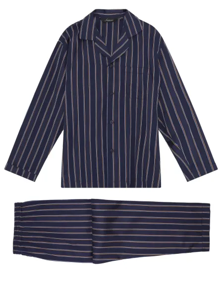 Pyjamas für Herren aus Bio-Baumwolle Bombay Stripes Ambassador 1867