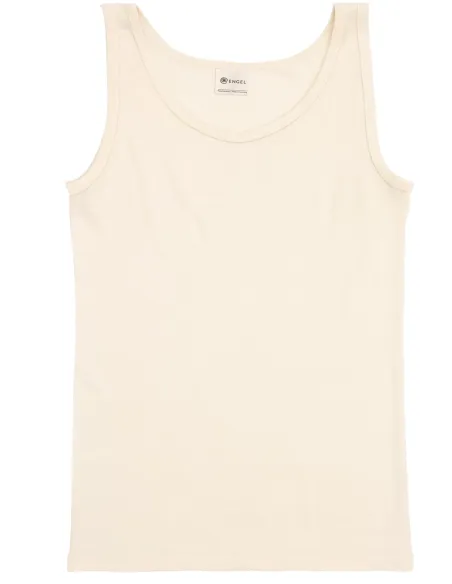 Herren Achselshirt Seide Wolle Engel Natur