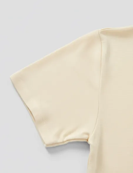 T-Shirt Weiß Herren Merino Schurwolle Engel Natur