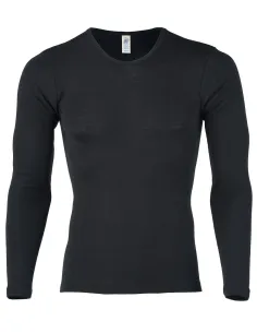 Herren Shirt Langarm Seide Wolle Engel Natur 2