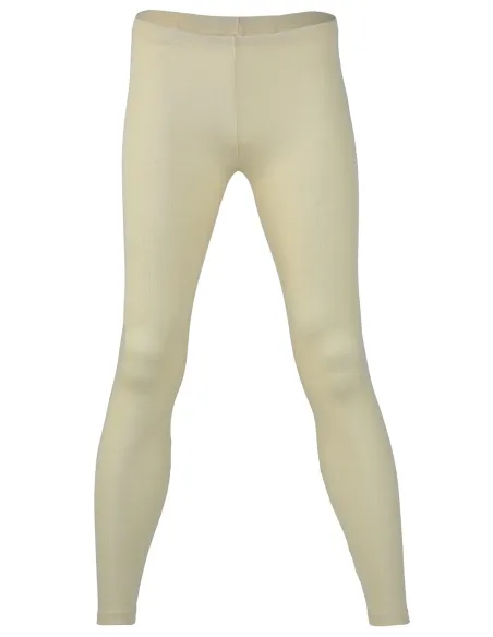 Damen Leggings Seide Wolle Engel Natur