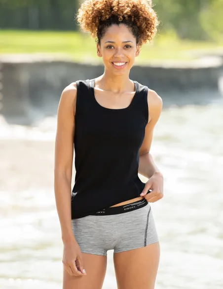 Engel Sports Damen Tank Top Seide Merinowolle Slim Fit