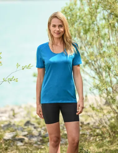 Engel Sports Damen T-Shirt Seide Merinowolle Regular Fit