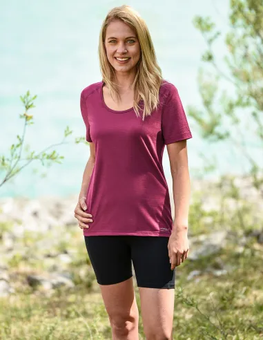 Engel Sports Damen T-Shirt Seide Merinowolle Regular Fit